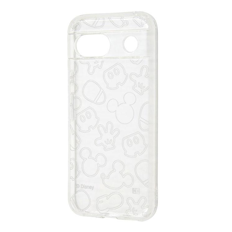 ray-out GooglePixel8a ケース ディズニー ミッキー クリア 透明 ray-out GooglePixel8a ケース ディズニー ミッキー クリア 透明