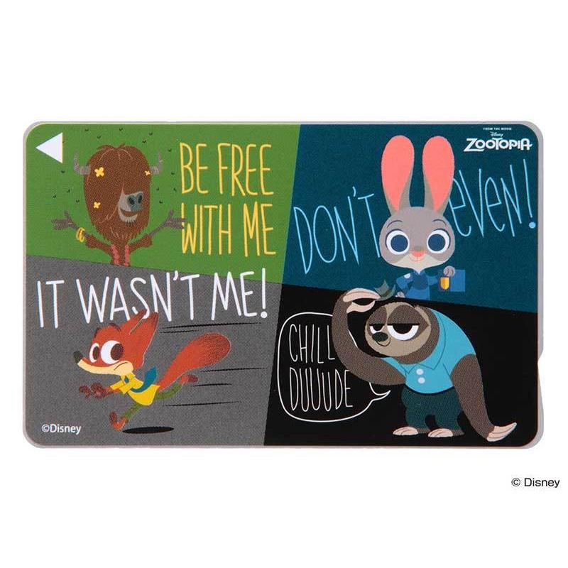 ingrem（イングレム） ICカードステッカー ディズニー ズートピア