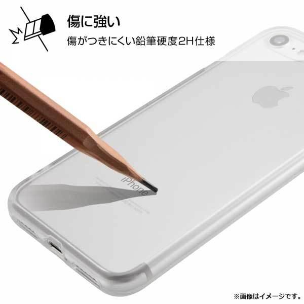 iPhone SE(第2世代) 8 ハイブリッドケース クリア カバー ソフト ハード 硬度2H 保護 ストラップホール シンプル RT-P14CC2-CM | ingrem | 01
