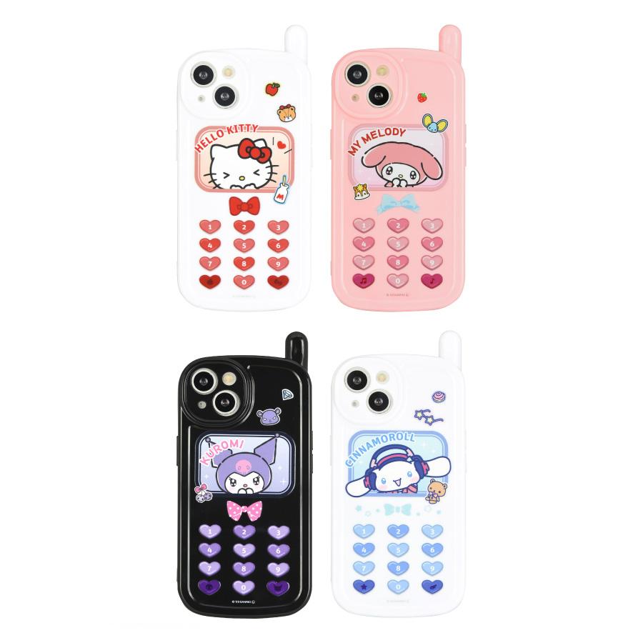 gourmandise サンリオ iPhone14 iPhone13 ケース レトロ