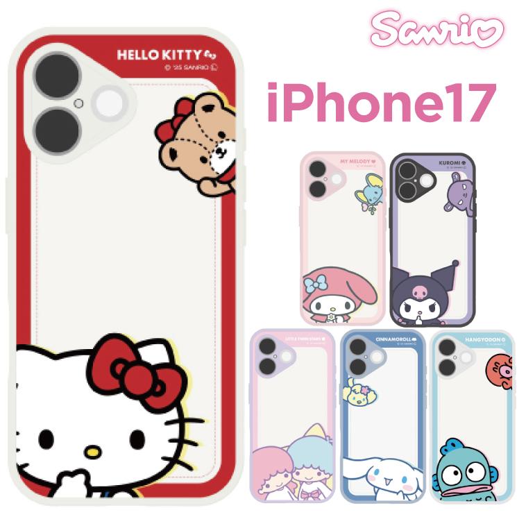 gourmandise（グルマンディーズ） サンリオ iPhone17 ケース クリア 半