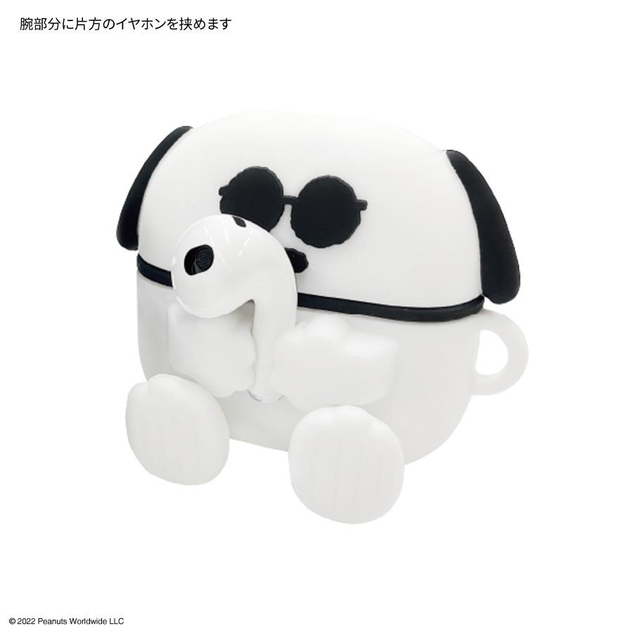 AirPods 第3世代 シリコンケース スヌーピー ピーナッツ ジョー・クール ソフトカバー 充電ケース 保護 かわいい 可愛い おしゃれ オシャレ キャラ｜cross-road｜02