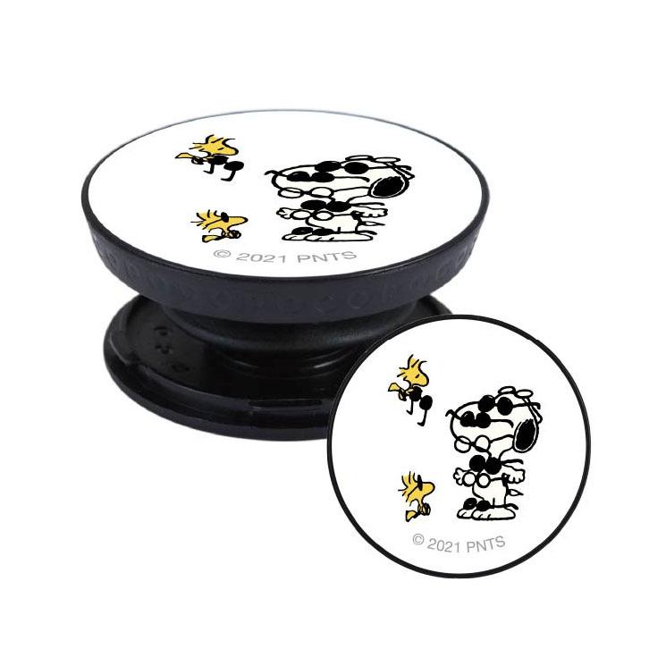 全店販売中 スマートフォン スマホグリップ ピーナッツ スヌーピー ウッドストック 落下防止 スマホリング Pocopoco かわいい 可愛い おしゃれ オシャレ キャラ