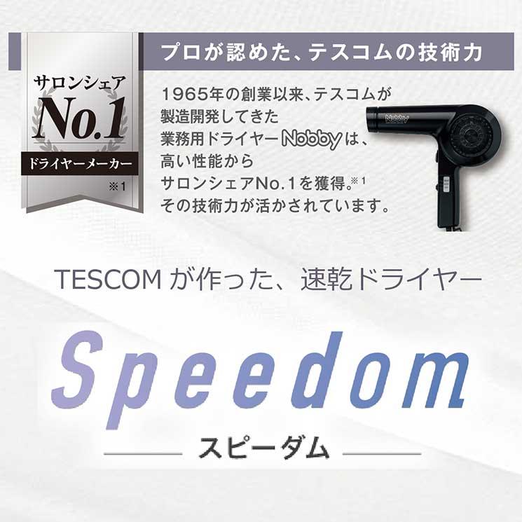 ヘアドライヤー プロテクトイオン 折りたたみ 最軽量 ハイパワー 大風量 大風圧 風量3段階/風温2段階 速乾 コンパクト 静電気抑制 Speedom ブラック｜cross-road｜03