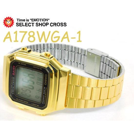 チプカシ 安い かわいい チープカシオ チープcasio カシオ Casio カシオ 腕時計 デジタル ウォッチ 海外モデル A178wga 1adf ゴールド おしゃれ A178wga 1adf セレクトショップクロス 通販 Yahoo ショッピング