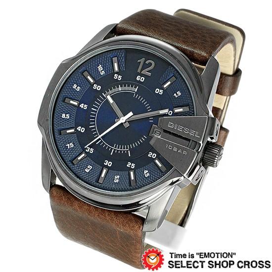 新作モデル ディーゼル Diesel メンズ 腕時計 マスターチーフ ネイビー ブラウンレザー Dz1618 おしゃれ ポイント消化 Dz1618 セレクトショップクロス 通販 Yahoo ショッピング 最安 Loopbiketours Com