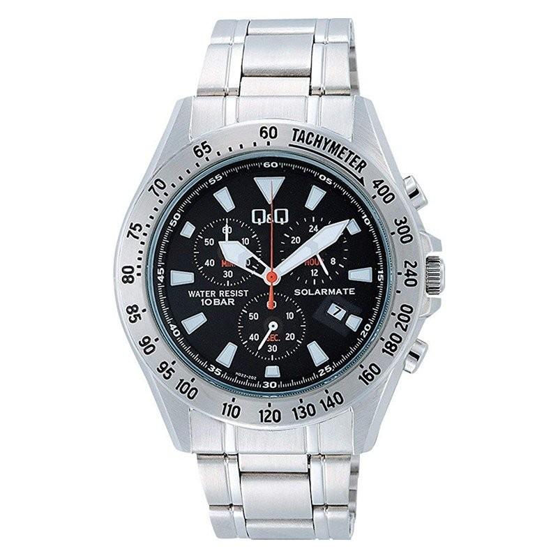 シチズン Citizen Q Q キューアンドキュー 時計 ソーラーメイト Solarmate クロノグラフ 10気圧防水 メンズ 腕時計 H022 2 ブラック H022 2 セレクトショップクロス 通販 Yahoo ショッピング
