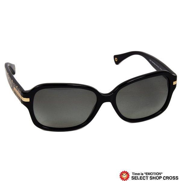 高い素材 Coach コーチ サングラス 眼鏡 ブラック 黒 ベージュ グレーグラデーション レンズカラー Hc8105 58 専用ケース付き 正規品 ポイント消化 超目玉 Www Ladislexia Net