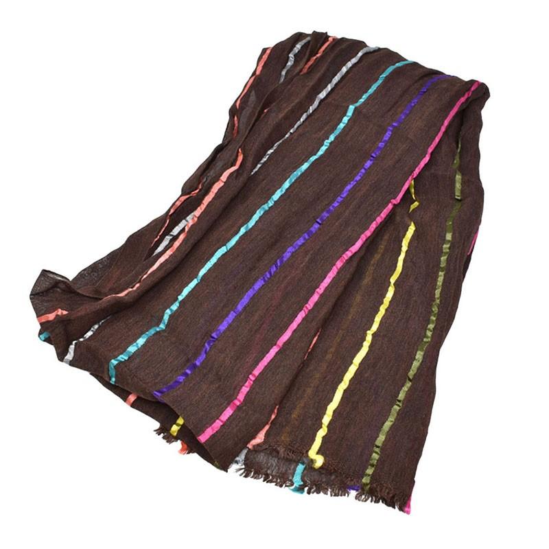 新品 正規品 ストール メンズ Smith Paul ポールスミス マフラー Stripe Bright 66 As63 668e M2a 約45cm 167cm ブラウン マルチストライプ ストール Tckaccountants Com Au