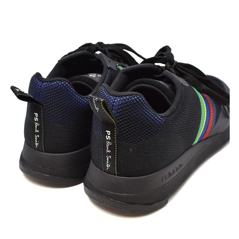 数量限定価格 ポールスミス Navy Black Anyl Rap16 M2s 27cm Ukサイズ8 ストライプ ブラックネイビー メンズ ラピッド Rappid スニーカー メッシュ レザー Smith Paul スニーカー Www 11thspace Com