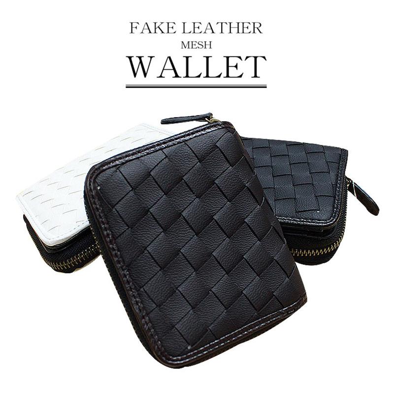 財布 メンズ 二つ折り コンパクト ラウンドファスナー 黒 白 ホワイト かっこいい おしゃれ デザイン 10代 代 男子 中学生 高校生 合成皮革 プレゼント 祝開店 大放出セール開催中