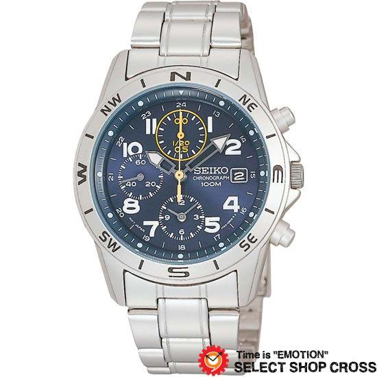在庫一掃最安挑戦 3年保証 セイコー Seiko クロノグラフ クオーツ メンズ 腕時計 Snd379p1 Snd379p 海外モデル おしゃれ ポイント消化 超目玉アイテム Skylanceronline Com