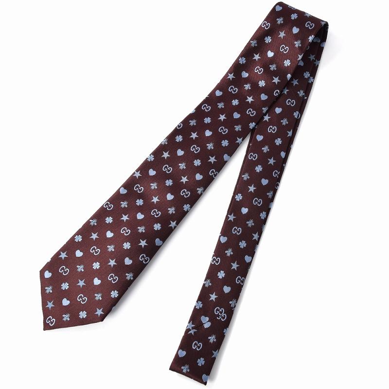 ✨極美品✨GUCCI ネクタイケース レザー ブラウン メンズ