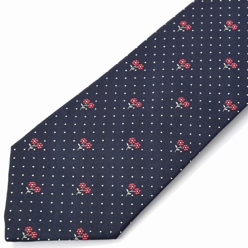 美品　Paul smith ポールスミス　ネクタイ ポールスミス ネクタイ Paul Smith PS84 dog 犬 ネイビー/マルチカラー