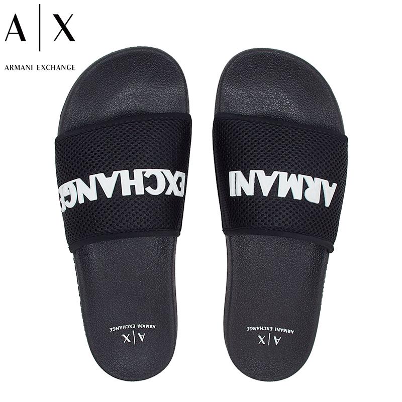 アルマーニ エクスチェンジ A X Armani Exchange 年春夏 A X シャワーサンダル メンズ ロゴ フラットサンダル ブラック Xup001 Xv087 A1 42 26 5 27cm Xup001 Xv087 A1 セレクトショップクロス 通販 Yahoo ショッピング