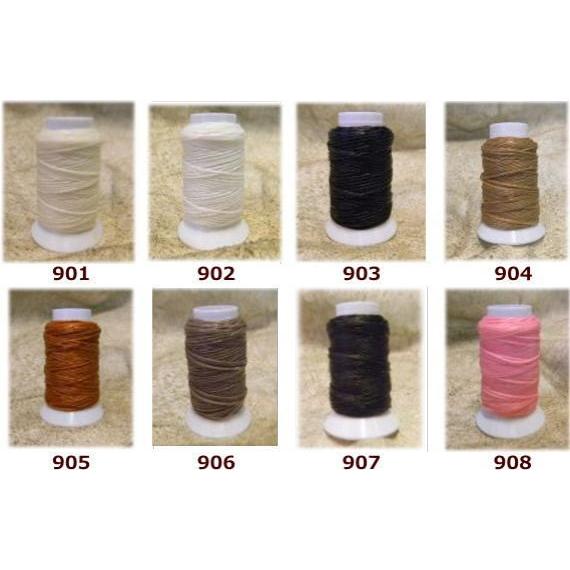 激安 メール便不可 1個500円(税別) 蝋引き糸　ワックスコード/全19色/レザークラフト/０番サイズ/革細工/趣味の方も　職人さんも | 