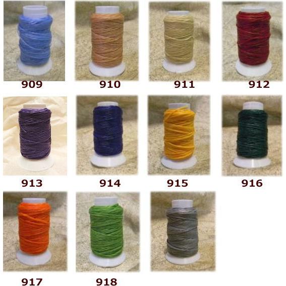 激安 メール便不可 1個500円(税別) 蝋引き糸　ワックスコード/全19色/レザークラフト/０番サイズ/革細工/趣味の方も　職人さんも |  | 01