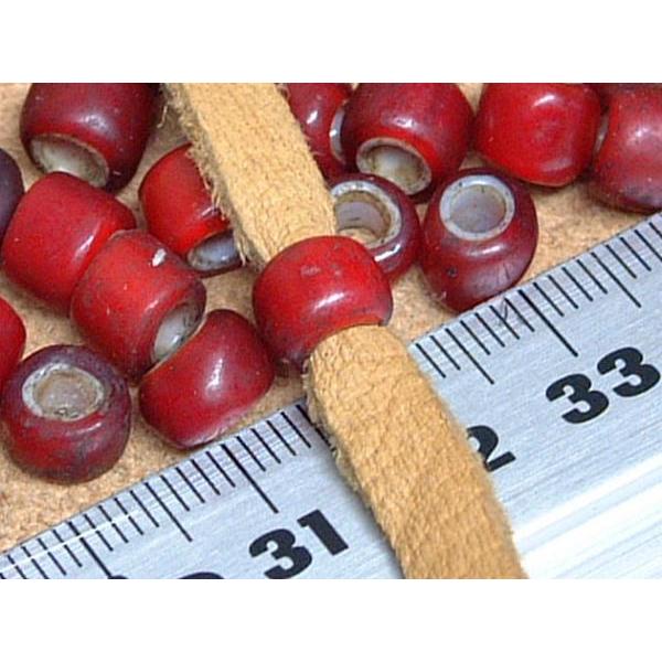 アンティーク/ビーズ/ホワイトハート/ガラス メール便OK 赤色 数量1で10粒入り アクセサリー制作カスタムに^^ |  | 04