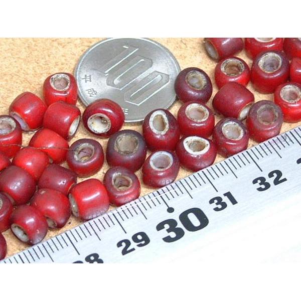 アンティーク/ビーズ/ホワイトハート/ガラス メール便OK 赤色 数量1で10粒入り アクセサリー制作カスタムに^^ |  | 05