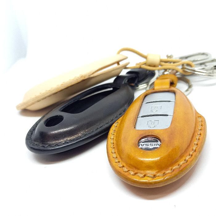 日産 ニッサン キーカバーNISSAN 全3色 本革 キーケース 車 カー用品 リモコンキー |  | 03