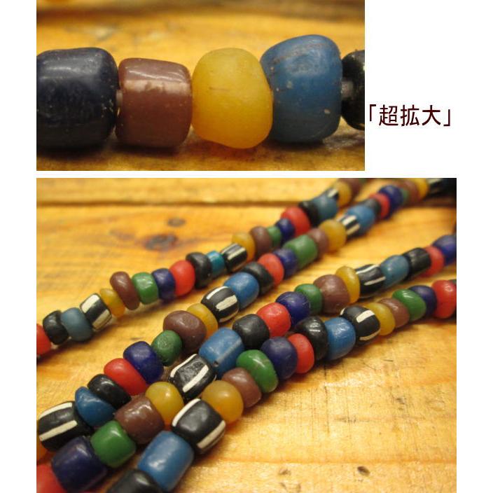 ガラスビーズ  ネックレス ミックス カラー8色？ブレス クラフト材料 アクセサリー ゴローズカスタムにも |  | 01