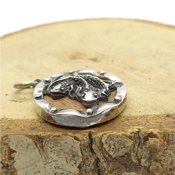 top-131 ペンダントトップ 鯉 ウッド Silver925 ペンダントヘッド 魚座 ギフト ペンダントトップ メンズ レディース |  | 02