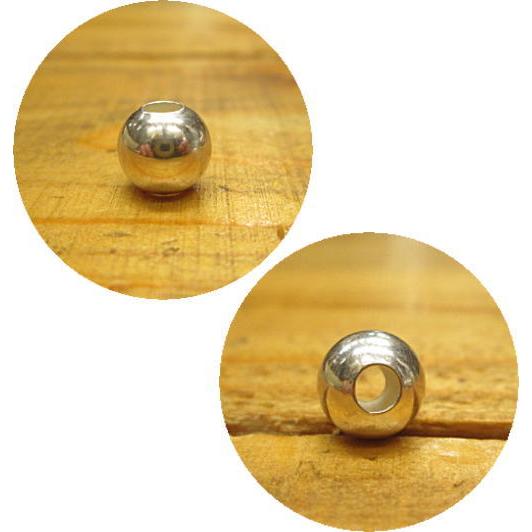 シルバービーズ(8ｍｍ玉)   中空ビーズ  Silver925/ パーツ/アクセサリー/材料/クラフト/手芸 |  | 01