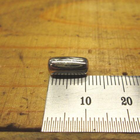 無垢 パイプビーズLサイズ  Silver925  1個から購入OK  シルバービーズ インディアン/ゴローズカスタムにいかがでしょうか？ 無垢ビーズ |  | 02