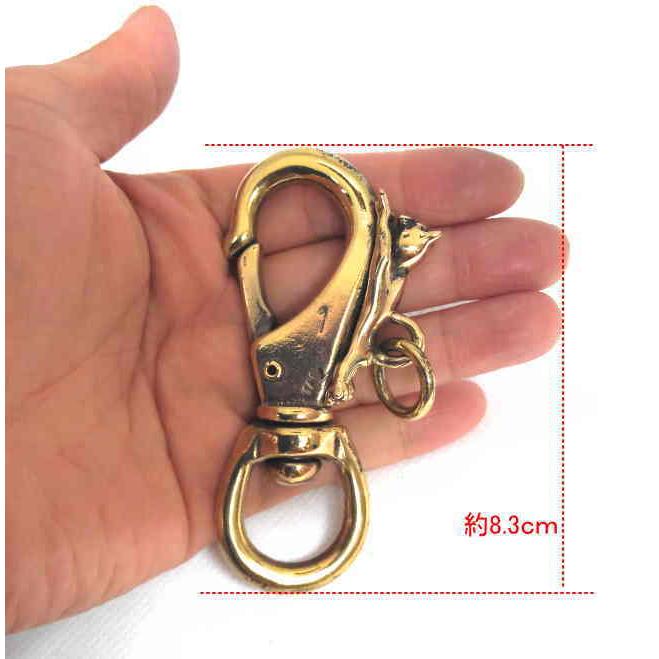 真鍮パーツ 猫 ナスカン ねこ ネコ フック キーホルダー アクセサリー 鍵 ファッション 小物 キー 車 バイク にゃんこ 真鍮 パーツ |  | 03