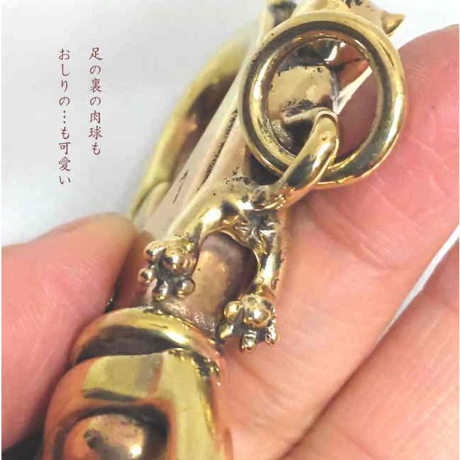 真鍮パーツ 猫 ナスカン ねこ ネコ フック キーホルダー アクセサリー 鍵 ファッション 小物 キー 車 バイク にゃんこ 真鍮 パーツ |  | 04