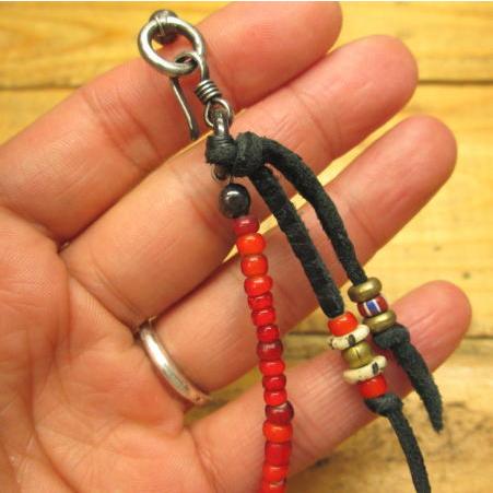 ネックレス Silver925 アンティークガラスビーズ  ネイティブアメリカン アクセサリー メタル ペンダント  メール便OK  インディアン ジュエリー メンズ レデ… |  | 02