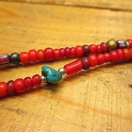 ネックレス Silver925 アンティークガラスビーズ  ネイティブアメリカン アクセサリー メタル ペンダント  メール便OK  インディアン ジュエリー メンズ レデ… |  | 03