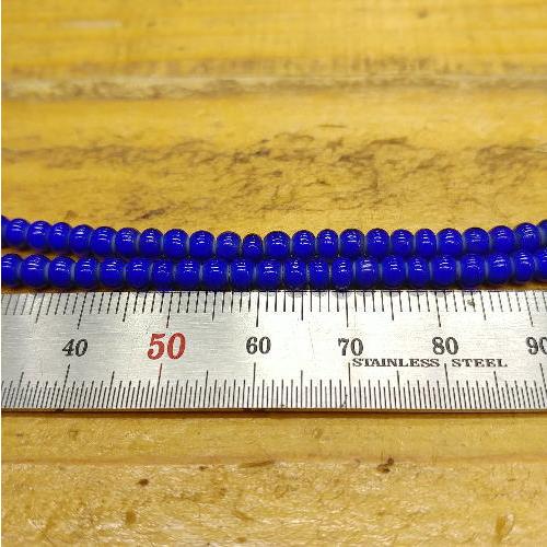 B-38ホワイトハート  ガラスビーズ超小粒 直径約4.1ｍｍブルーアンティーク 1連200粒以上 クラフト アクセサリー 材料 |  | 03