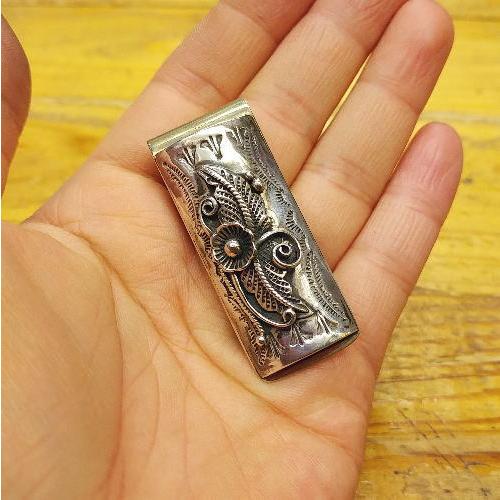 マネークリップ Silver925 財布 ハンドメイド インディアンスタイル メンズ レディース |  | 02
