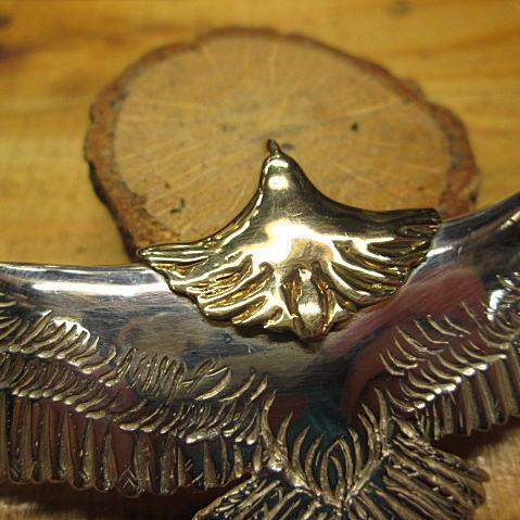 イーグル/ペンダント/トップ/Silver925&真鍮 CROSS ORIGINAL ついにできました   /金ヘッド/ゴローズ /インディアン |  | 02