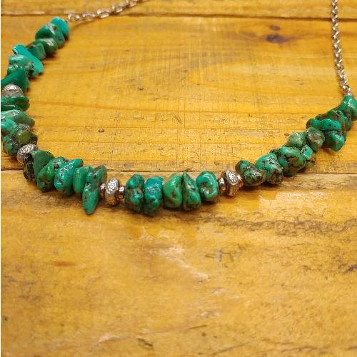 ターコイズネックレス(60.8ｃｍ)スリーピングビューティーSilver925チェーン&ターコイズ レディース メンズ ギフト プレゼント |  | 01