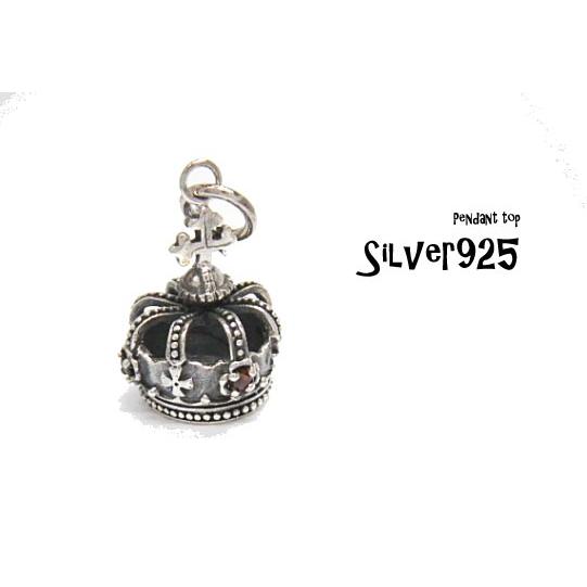 王冠クラウンペンダント トップ Silver925  男女兼用 アクセサリー/ゴシック調/プレゼント ギフトにも  ペンダントトップ メンズ | 
