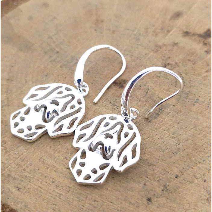 P-5 ワンちゃんピアス ゴールデンレトリーバー Silver925 ラブラドール犬 ドッグ 両耳ペア売り | 