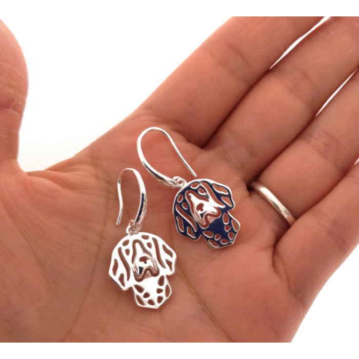 P-5 ワンちゃんピアス ゴールデンレトリーバー Silver925 ラブラドール犬 ドッグ 両耳ペア売り |  | 02