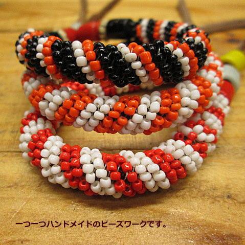 ビーズワーク ビーズブレスレット ネイティブアメリカン アクセサリー  1800円(税別)  《ミックス》ビーズワーク ３種類/インディアン/ネイティブ/アクセサリ… |  | 01