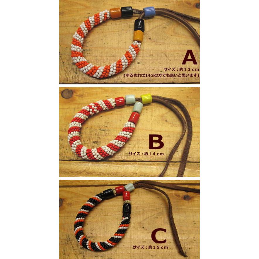 ビーズワーク ビーズブレスレット ネイティブアメリカン アクセサリー  1800円(税別)  《ミックス》ビーズワーク ３種類/インディアン/ネイティブ/アクセサリ… |  | 03