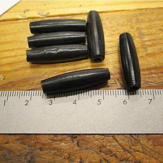 ホーンビーズ(黒）ボーン  1個から買える  1個100円  　2.7ｃｍ/アクセサリー/材料/骨 b-4 |  | 02