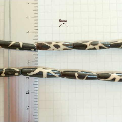 BB-10 ボーンビーズ 骨 パイプタイプ メール便OK 1連売り 1連1000円(税別) 太陽 焦げ茶色染め ブラウン パーツ アクセサリー ビーズ クラフト |  | 02