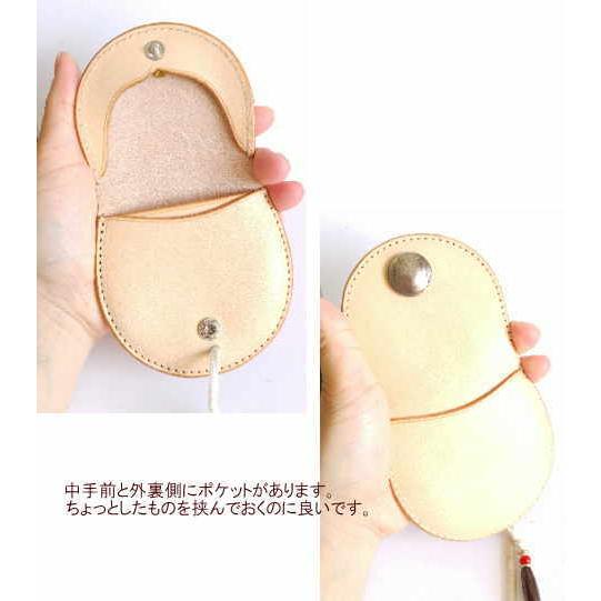 L-4 コインケース コインパース(タン ナチュラル)レザー本革　5セントコイン カスタム メール便OK 財布 レザーアイテム プレゼント ギフト |  | 04