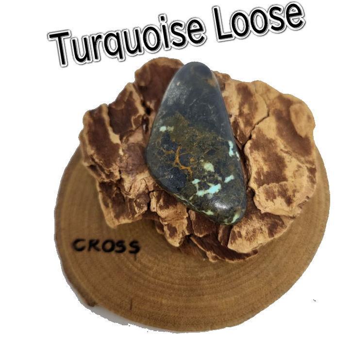 ru-177特大マトリックスターコイズルース 産地不明  アクセサリー/材料/ | 