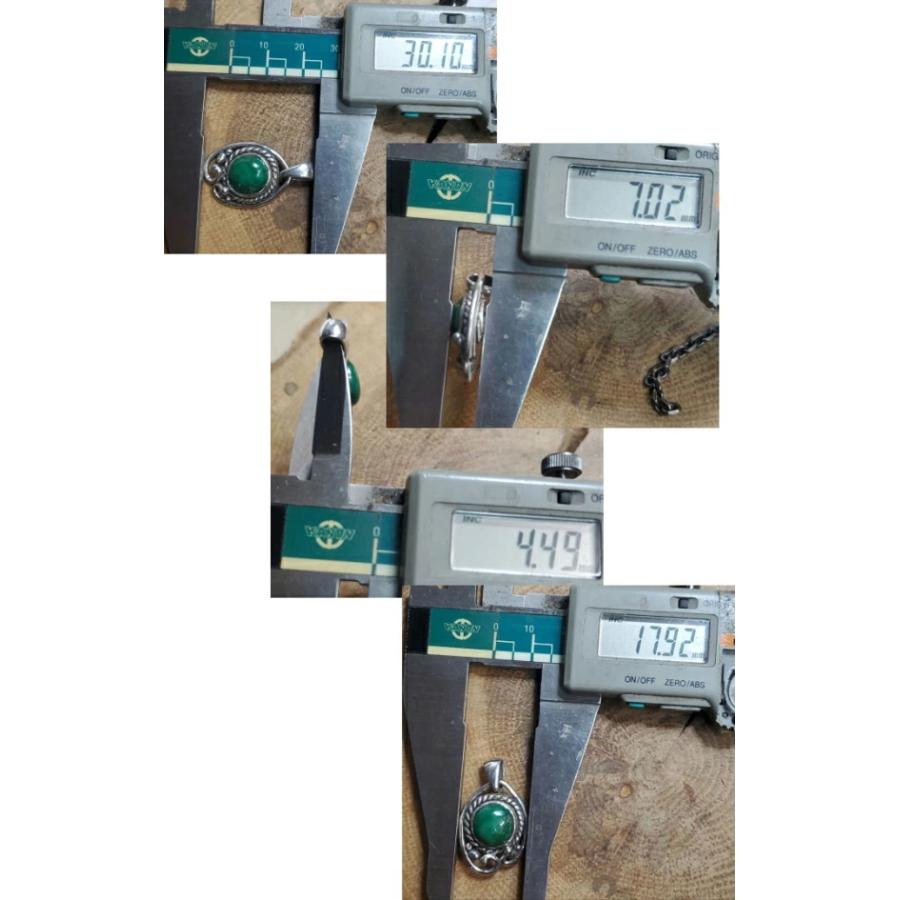 ターコイズ ペンダント グリーンターコイズー小さなトップ rym-105