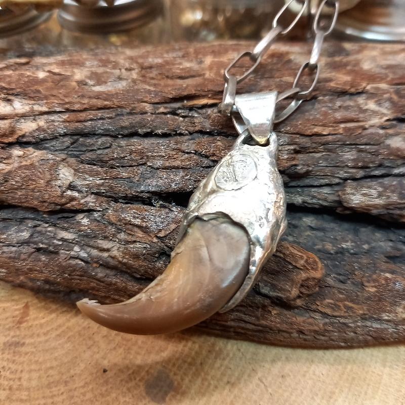 rym-10 ベアクロー ターコイズ ペンダント【熊爪】ネックレス【Silver925】ハンドメイド |  | 01