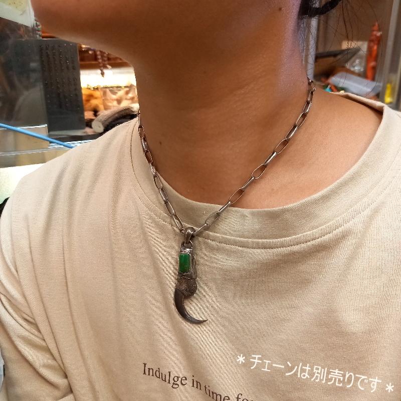 rym-12 イーグルクロー ターコイズ ペンダント【鷹の爪】ネックレス【Silver925】ハンドメイド |  | 05