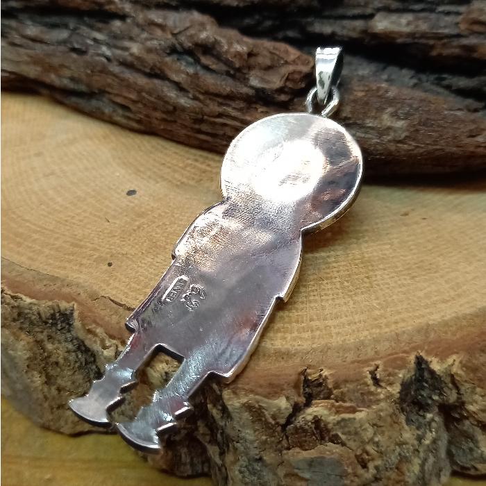 rym-22 オーバーレイペンダント 一点物 カチナドール サンフェイス ネックレス ハンドメイド アクセサリー 男女兼用 ゲテモノ インディアンジュエリー |  | 01