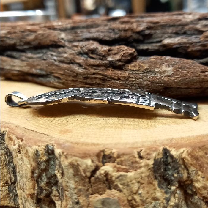 rym-22 オーバーレイペンダント 一点物 カチナドール サンフェイス ネックレス ハンドメイド アクセサリー 男女兼用 ゲテモノ インディアンジュエリー |  | 02